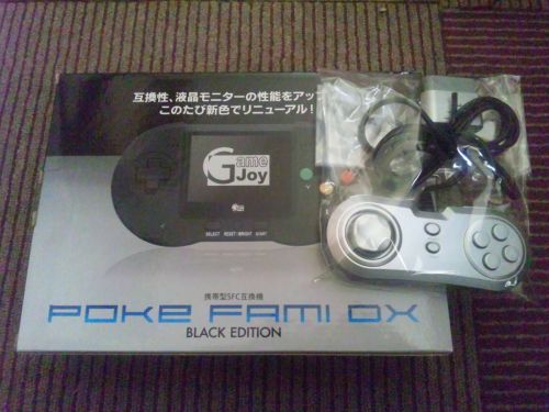 0429)[(SFC)pokeFAMI DX Black Edition(新型チップ搭載モデル)]特典 